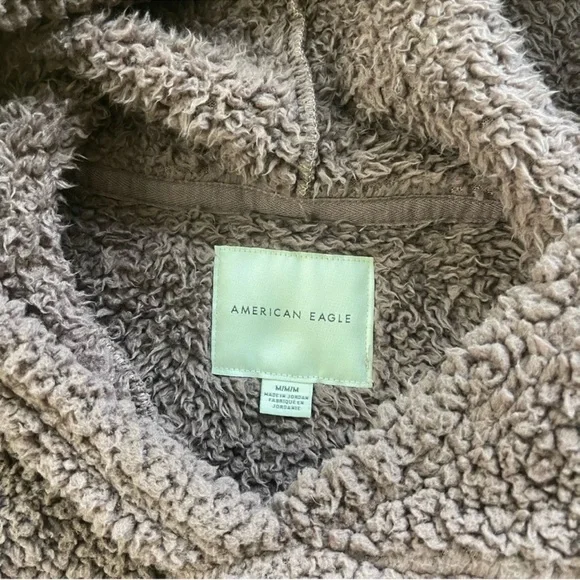American Eagle Outfitters Purple Sherpa Hoodie - Picture 3 of 3